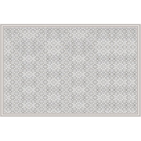 Tapis intérieur extérieur en vinyle carreaux marocains