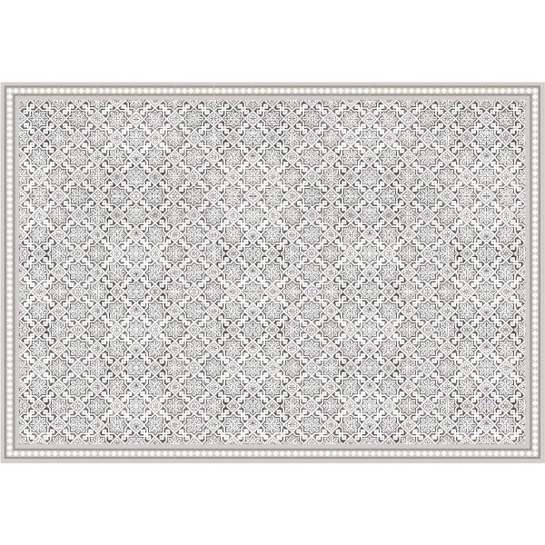 Tapis intérieur extérieur en vinyle carreaux marocains