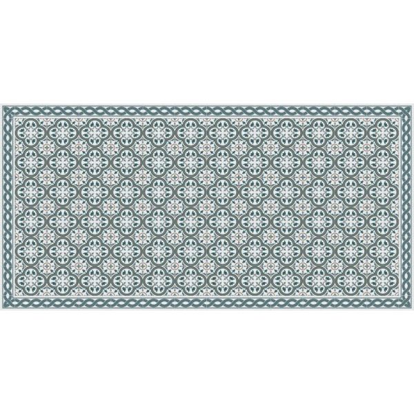 Tapis intérieur extérieur en vinyle carreaux portuguais