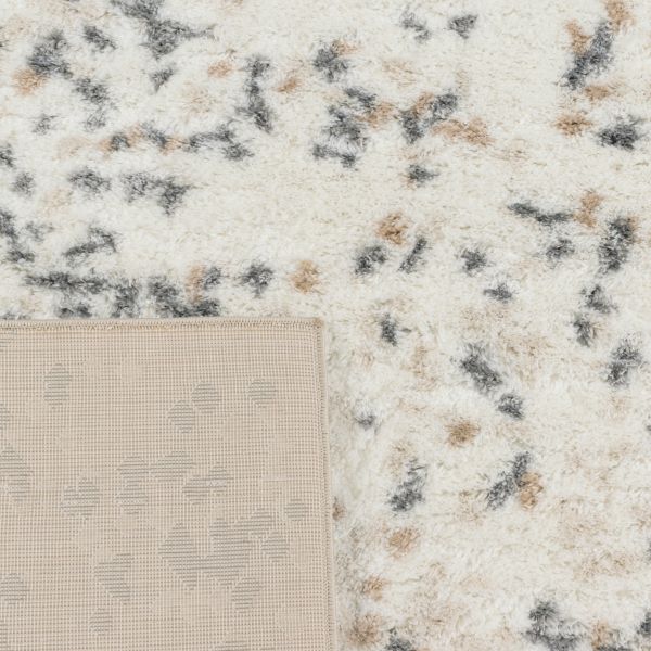 Tapis intérieur en polyester poils longs Alena confettis - NAZ-0171