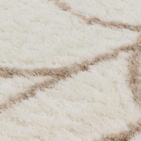 Tapis intérieur en polyester poils longs Léna arc - 