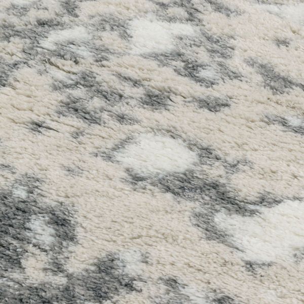 Tapis intérieur en polyester poils longs Léna léopard - 