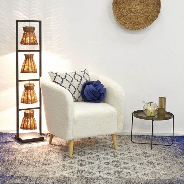 Tapis jacquard bleu - 159