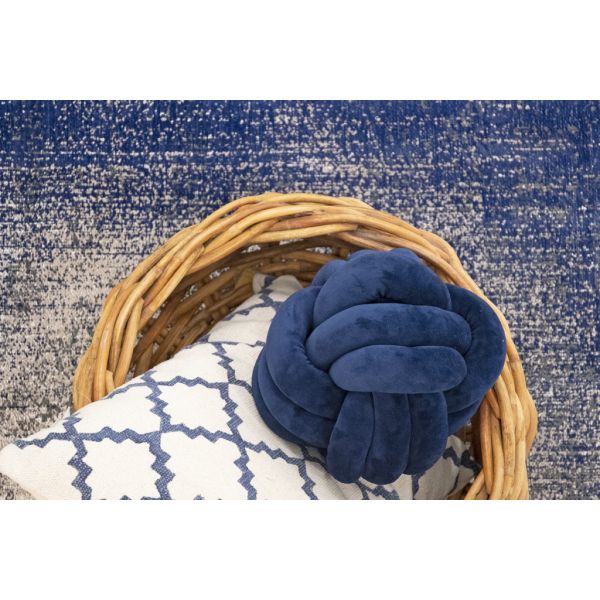 Tapis jacquard bleu - 116