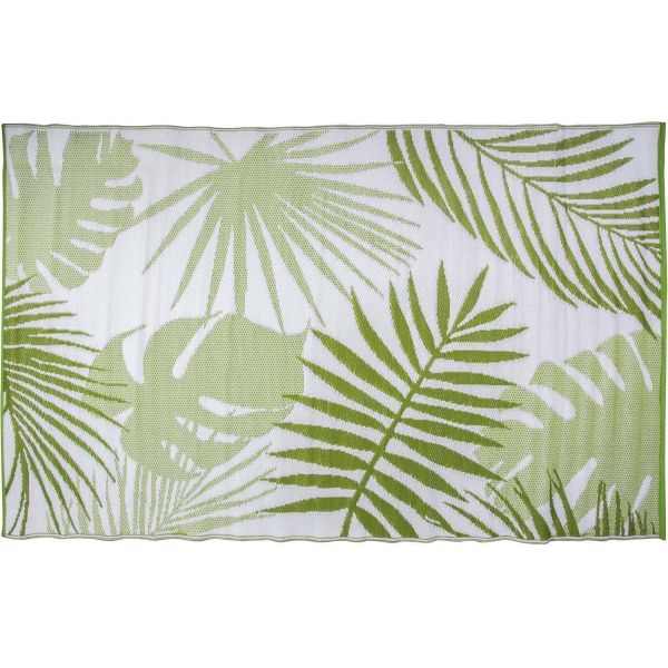 Tapis de jardin en polypropylène feuilles jungle