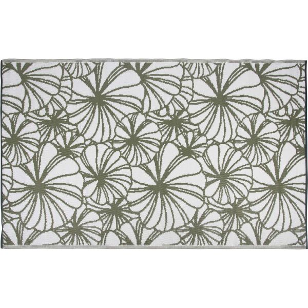 Tapis de jardin réversible motif Floral