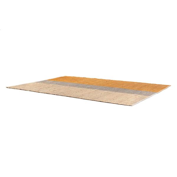 Tapis en jonc de mer et coton mirabelle Karan - SDE-0893