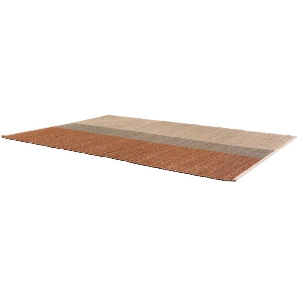 Tapis en jonc de mer et coton  terracotta Karan - SDE-0901