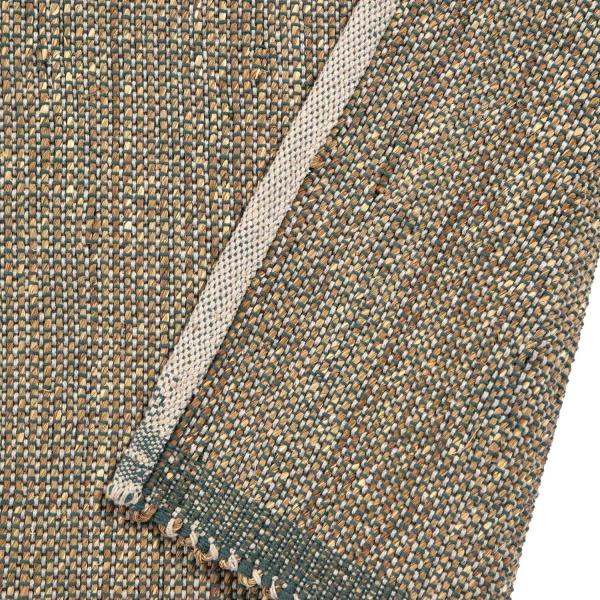 Tapis en jonc de mer et coton thym Karan - 5