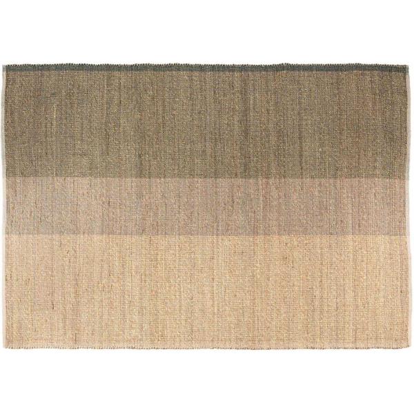 Tapis en jonc de mer et coton thym Karan