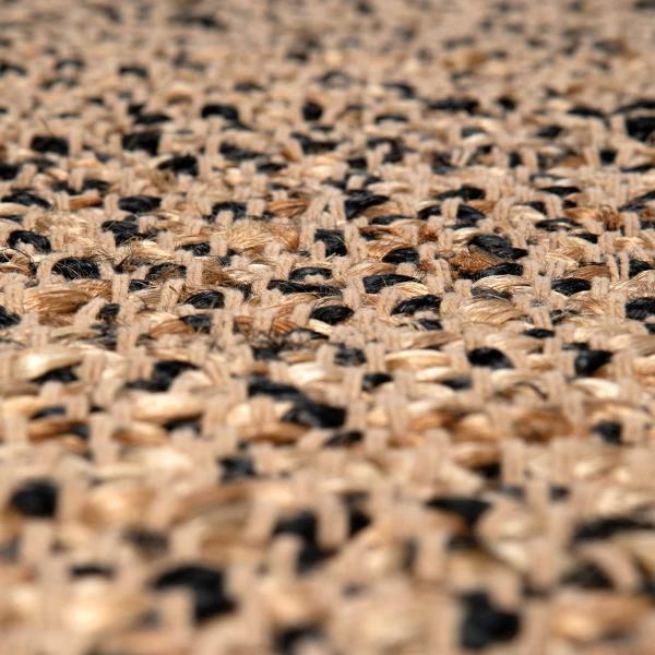 Tapis en jute et coton Elliot carbone - 215,90