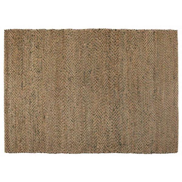 Tapis en jute et coton Elliot fougère