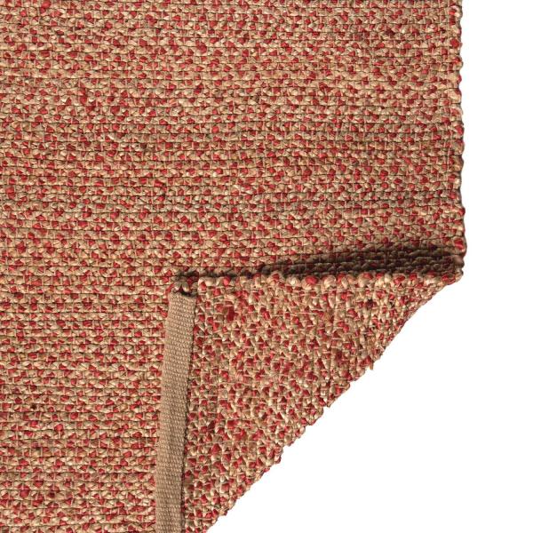 Tapis en jute et coton Elliot marmelade - VIVARAISE