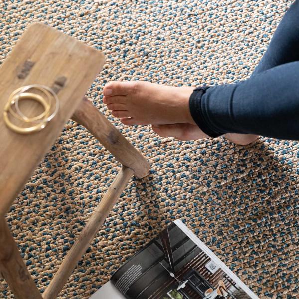 Tapis en jute et coton Elliot riviera - 6