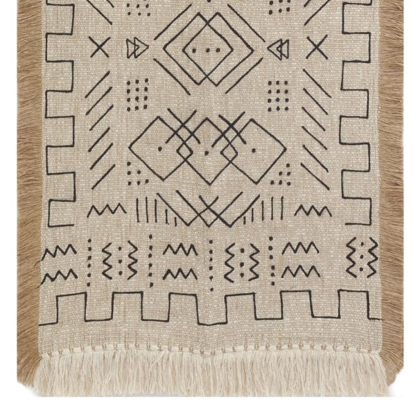 Tapis en jute et coton - AUBRY GASPARD