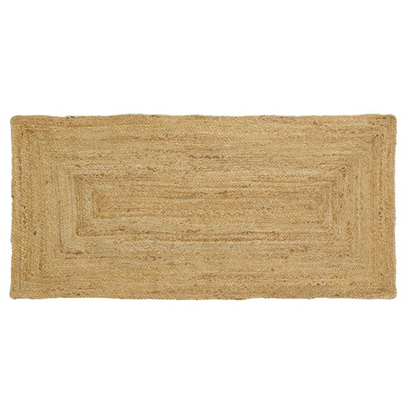 Tapis en jute naturel tressé