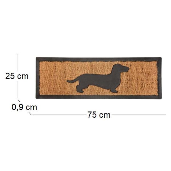 Tapis paillasson en coco 75 x 25 cm - ESS-0562