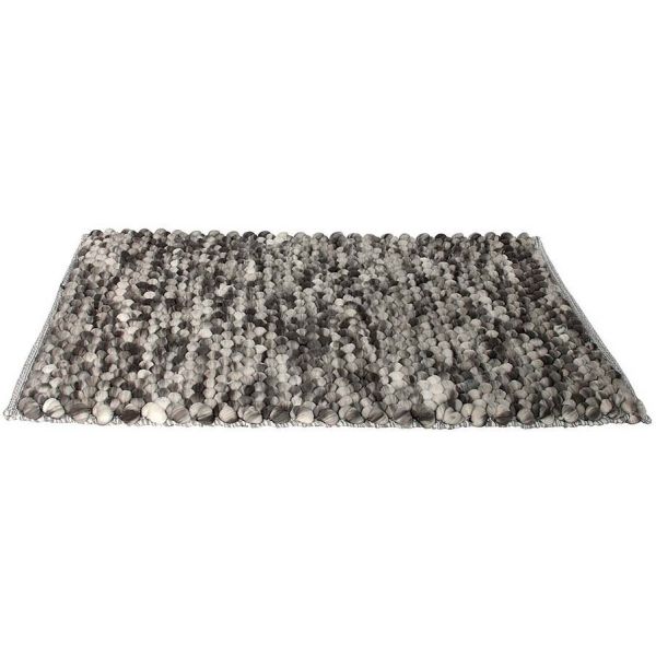 Tapis en polyester grosses mailles Relief