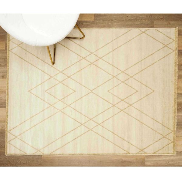 Tapis en polypropylène fil métallisé Londres 150 x 200 cm - THE HOME DECO FACTORY