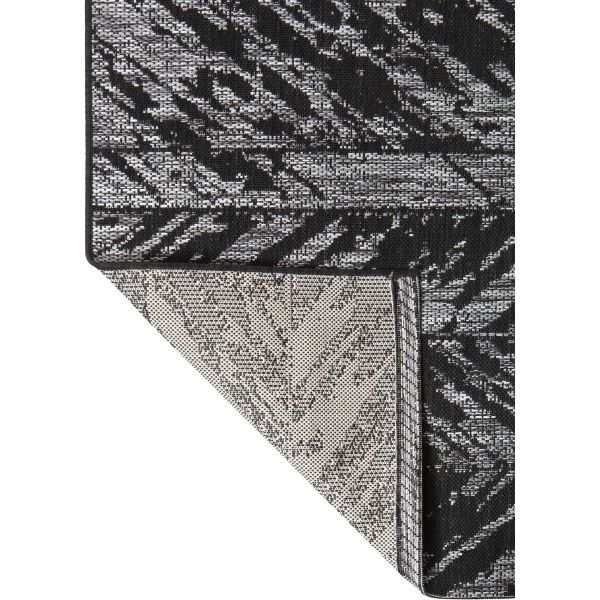 Tapis en polypropylène noir Evora - 169