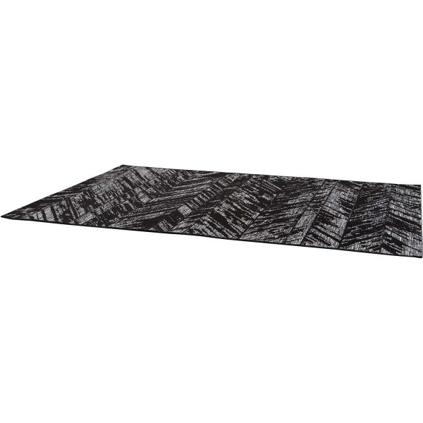 Tapis en polypropylène noir Evora - SDE-0343