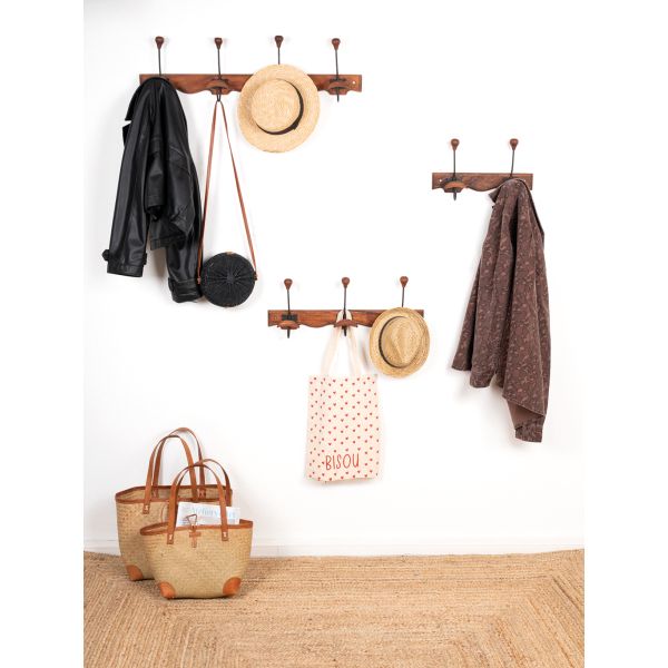 Tapis rectangulaire en jute naturelle - AUBRY GASPARD