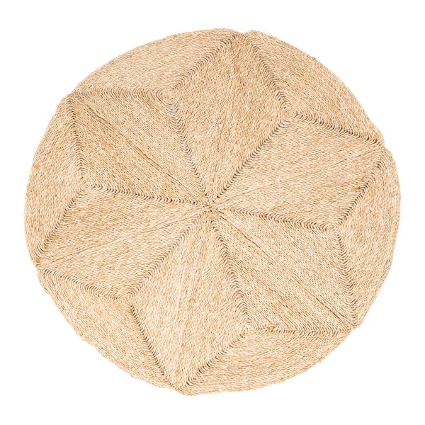 Tapis rond en jonc Kaate