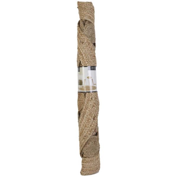 Tapis rond en jute ajourée 90 cm - CMP-2884