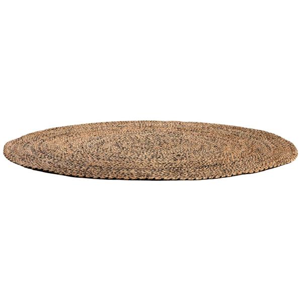 Tapis rond en jute et coton Elliot 160 cm - 5