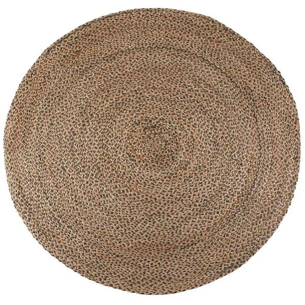 Tapis rond en jute et coton Elliot 160 cm