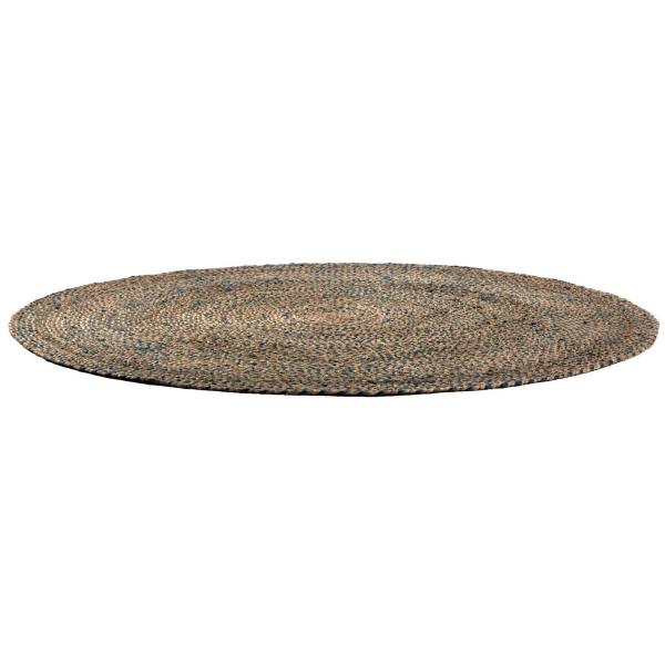 Tapis rond en jute et coton Elliot 160 cm - SDE-0818