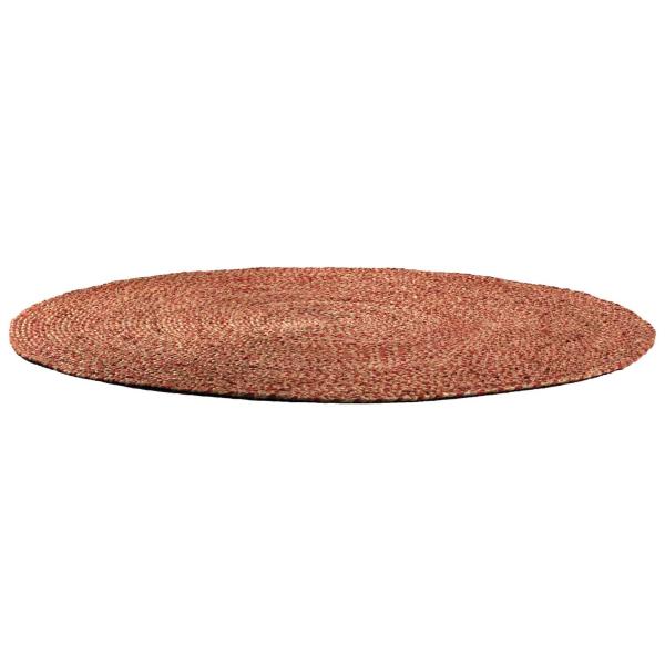 Tapis rond en jute et coton Elliot 160 cm - VIVARAISE