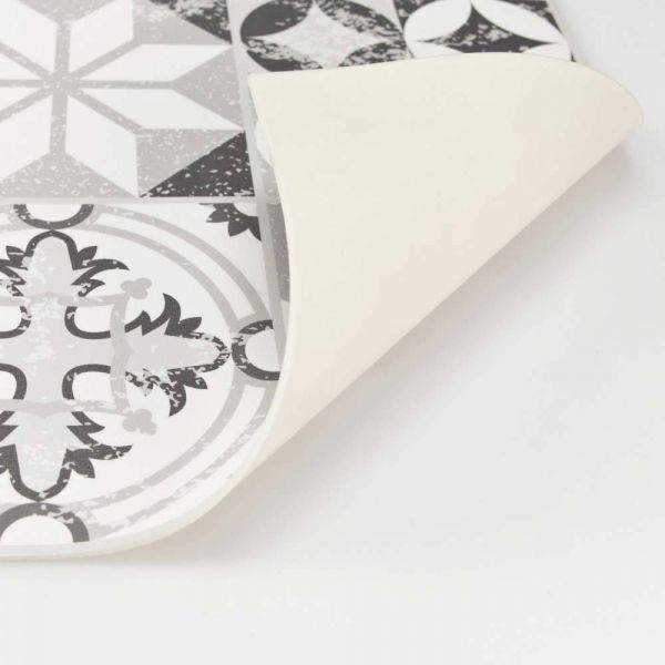 Tapis en vinyle motifs floraux - MATTEO