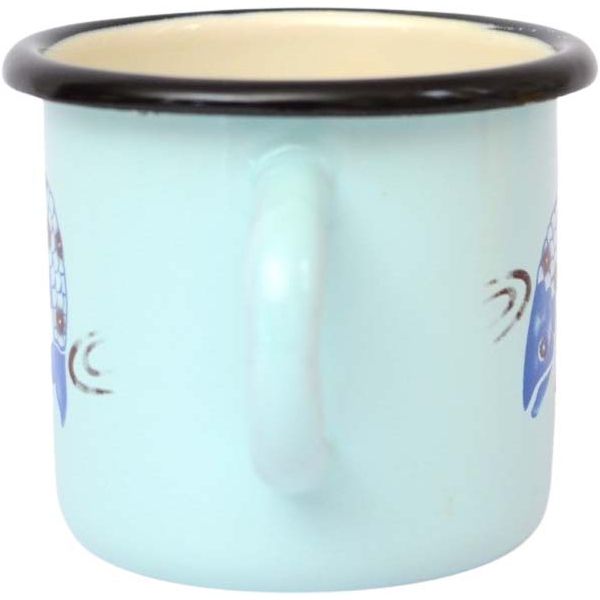 Tasse en émail coloré Décors - OKI-0131