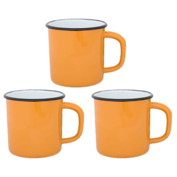 Tasses en émail coloré Classic (Lot de 3)