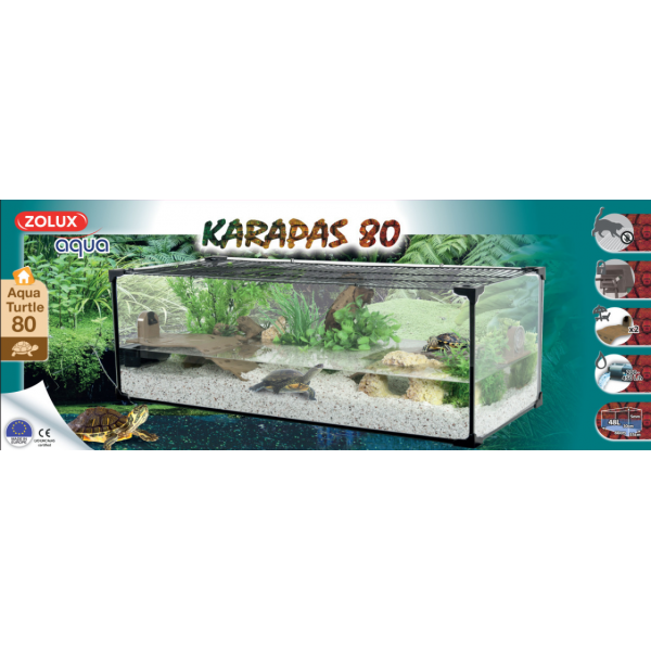Terrarium pour tortues d'eau Karapas 80 - 7