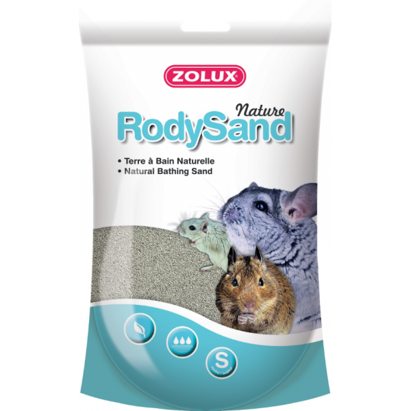 Terre à bain pour chichillas Rody sand 2L - ZOLUX