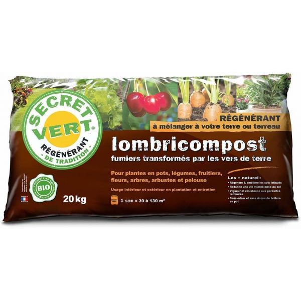 Terreau lombricompost régénérant