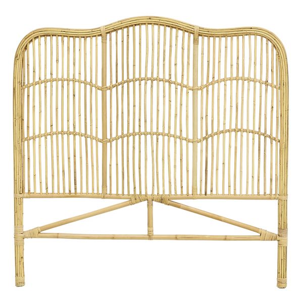 Tête de lit en rotin naturel - AUB-4758