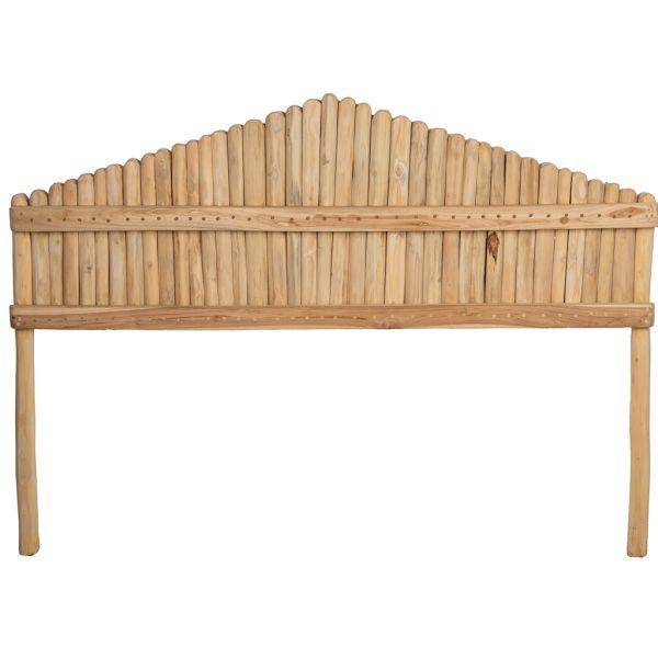 Tête de lit en teck naturel - Arthur - AUB-6539