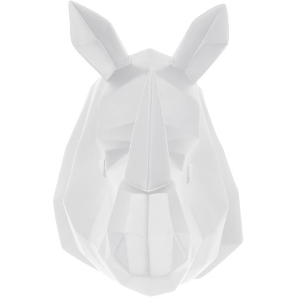 Tête de rhinocéros à suspendre Origami - 