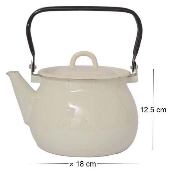 Théière en émail Classic 2.5 litres - 19,41