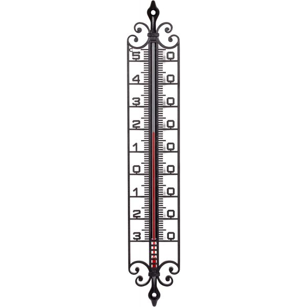 Thermomètre extérieur en plastique Arabesque 41 cm