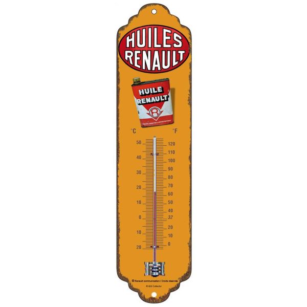 Thermomètre en métal Pub 28 x 6.5 cm