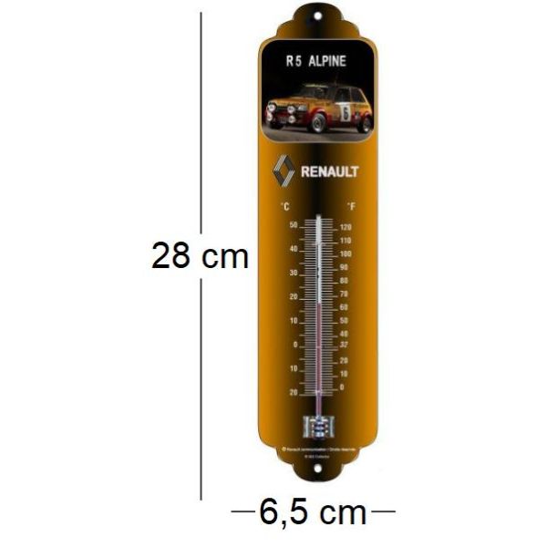 Thermomètre en métal Pub 28 x 6.5 cm - IMC-0179