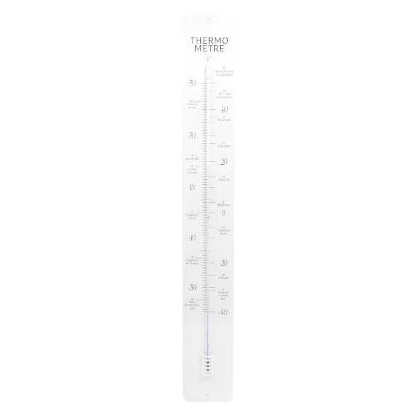 Thermomètre en métal géant 90 cm Déco