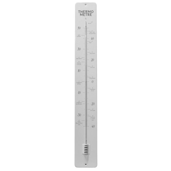 Thermomètre en métal géant 90 cm Déco