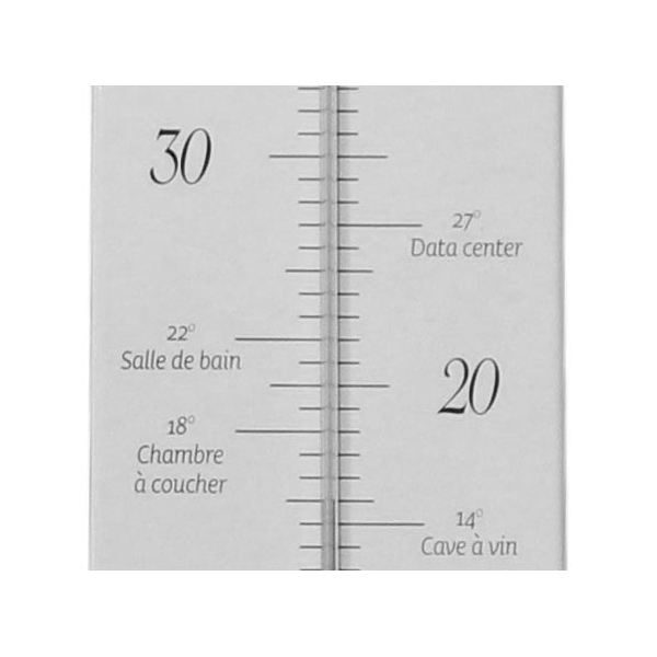 Thermomètre en métal géant 90 cm Déco - 46,90