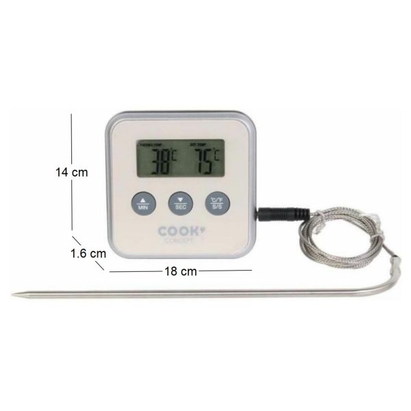 Thermomètre à sonde et minuteur électronique - 6