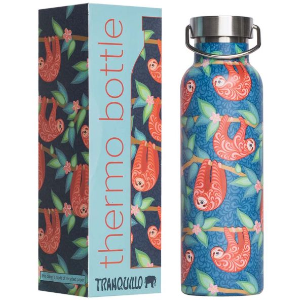 Thermos inox coloré paresseux 600 ml - 22,90